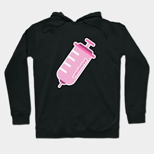 Pink Kawaii Vaccine | Vaccinated Hoodie